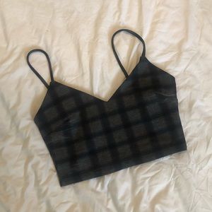plaid tank